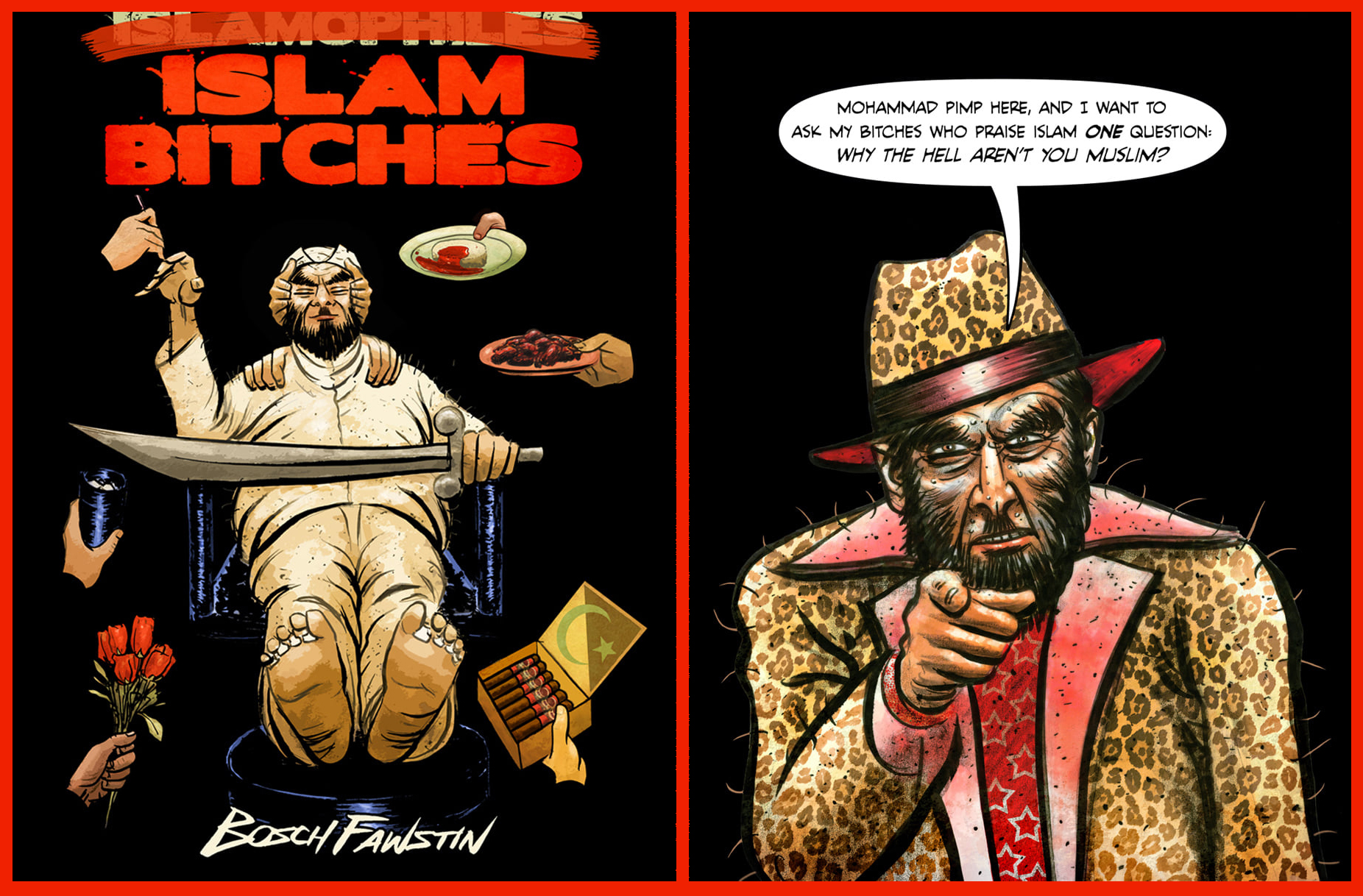 Islam Bitches Front and Back cover